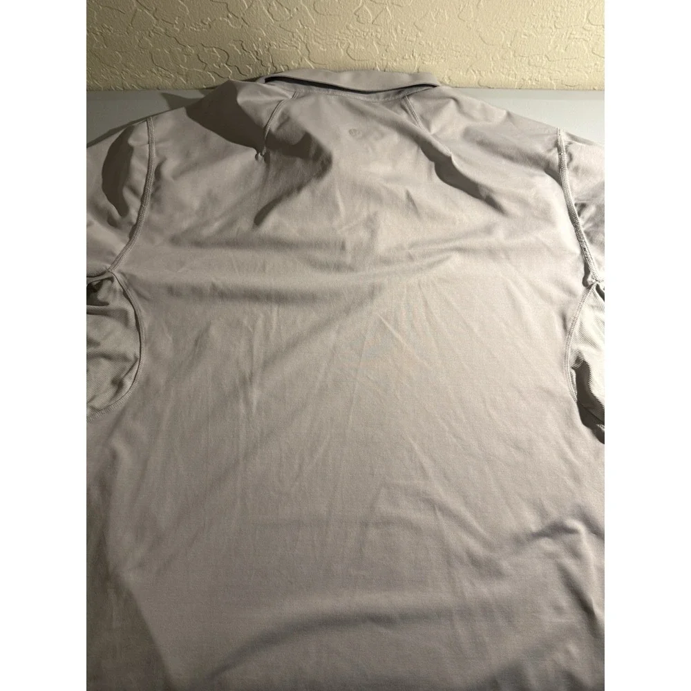 Lululemon Athletica Performance Polo Shirt Men's Size XL‎ Grey Golf